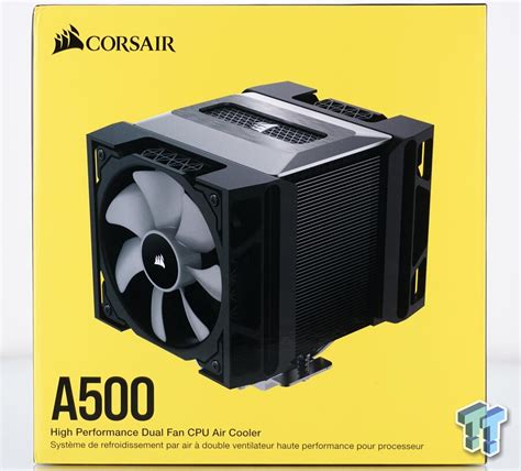 Corsair A500 High Performance Dual Fan CPU Air Cooler Review | TweakTown