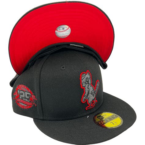 New Era St. Louis Cardinals Black Metallic Side Patch 59FIFTY Fitted Hat