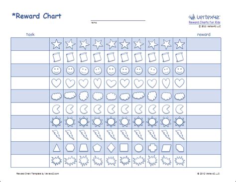 Behavior Star Chart Template | Flyer Template