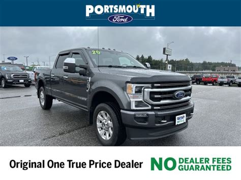 Pre-Owned 2020 Ford F-350 Platinum 4D Crew Cab in Portsmouth #G10210 ...