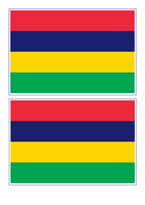 Mauritius Flag | Templates at allbusinesstemplates.com