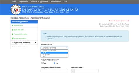 Guidelines on DFA Passport Application and Renewal in the Philippines