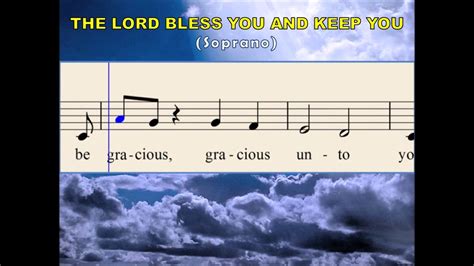 O45a The Lord Bless You and Keep You (Soprano) - YouTube