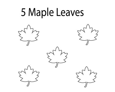 Best Maple Leaf Coloring Pages, red,Toronto,printable