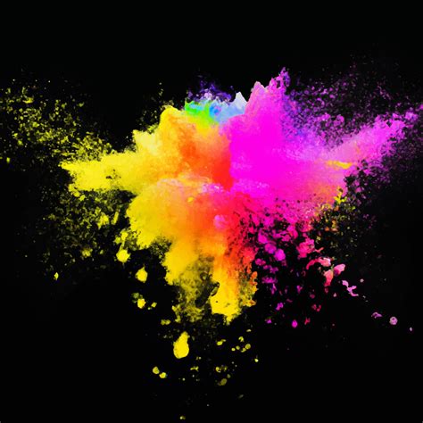 abstract color splash and explosion vector illustration. color splash ...