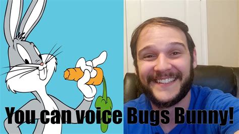 How To Voice Bugs Bunny #tutorial #voiceacting #bugsbunny - YouTube