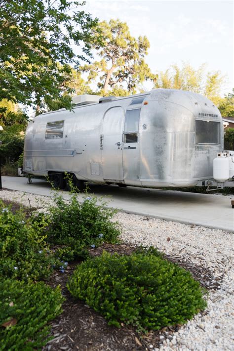 Vintage Airstream Renovation Backyard - Blushing Bungalow | So Cute You ...