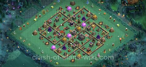 Base TH9 with Link, Anti Everything Max Levels 2023 - Town Hall Level 9 ...