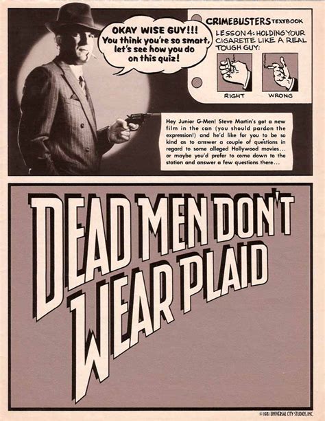 Phyllis Loves Classic Movies: Dead Men Don't Wear Plaid (1982)