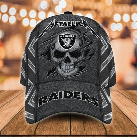 3D Cap Raiders Las Vegas Raiders Skull NFL Caps Fit Sport | Etsy