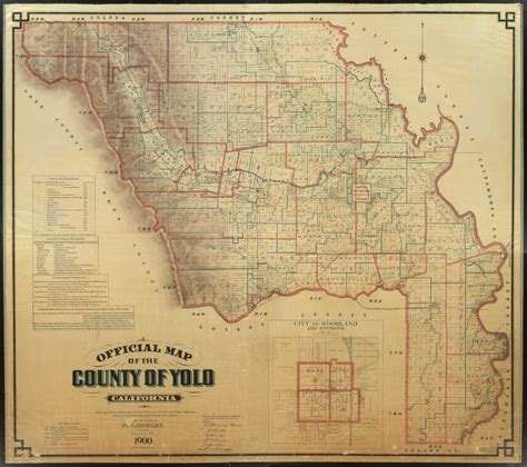 Official Map of Yolo County, California, 1900. - David Rumsey ...