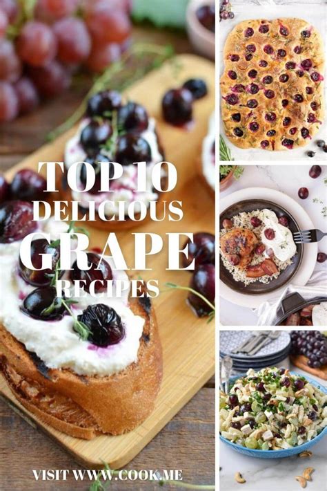 TOP 10 Delicious Grape Recipes - Cook.me Recipes