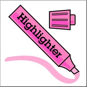 Clip Art: Highlighter Color 5 – Abcteach