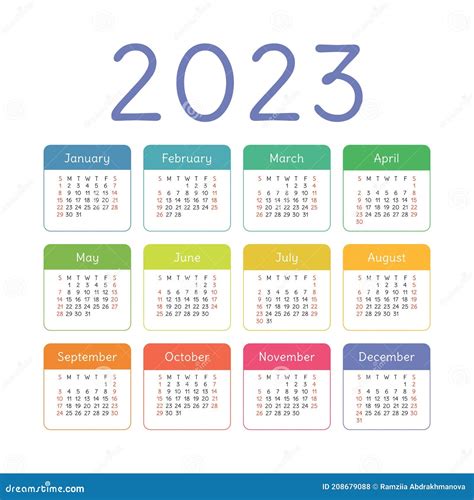 Calendarios 2023 Para Imprimir En Ingles - IMAGESEE