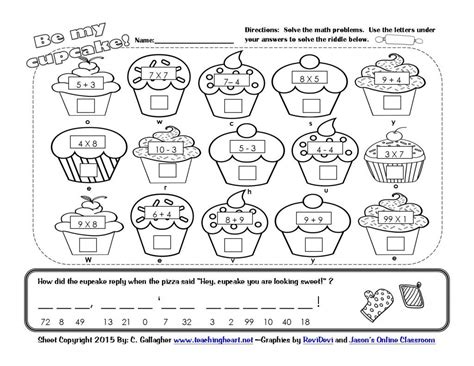 Math Riddles Worksheets Free Printable | Riddle's Time