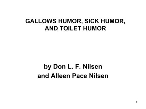 Gallows Humor