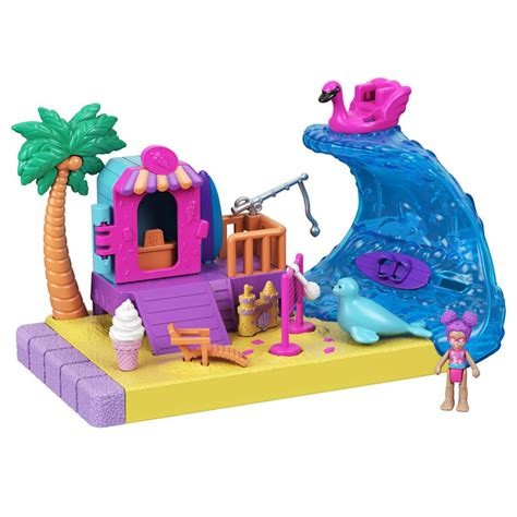 Polly Pocket Pollyville Sunshine Beach Playset | Toys R Us Canada