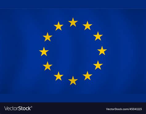 European union flag background Royalty Free Vector Image