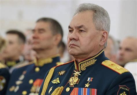 Russian Defense Minister Shoigu Visits Troops in Ukraine