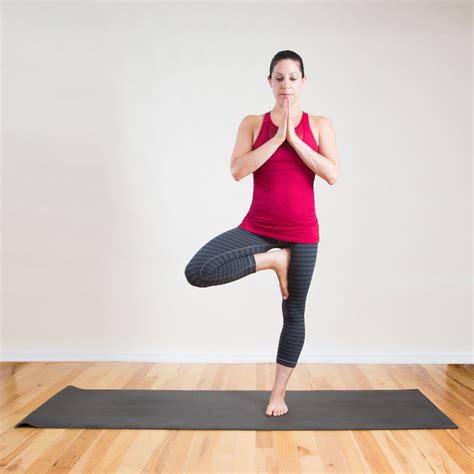 Tree Pose | Most Common Yoga Poses Pictures | POPSUGAR Fitness Photo 20