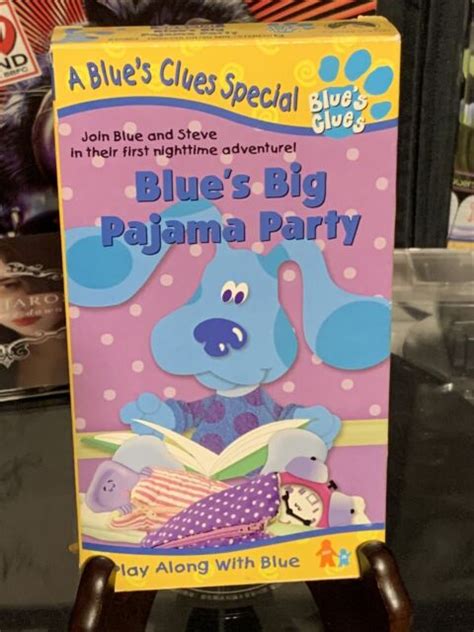 Blues Clues - Blues Big Pajama Party (VHS, 1999) for sale online | eBay