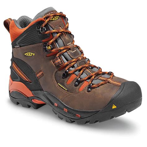 KEEN Utility Men's Pittsburgh Waterproof Soft Toe Work Boots - 652406, Work Boots at Sportsman's ...