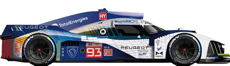 #93 - PEUGEOT 9X8 - FIA World Endurance Championship