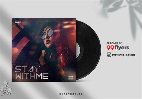 Mixtape CD Cover Free PSD Template - 99Flyers