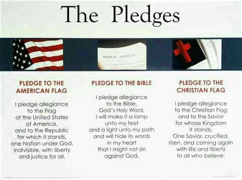 Pledge To Christian Flag Printable - Printable Word Searches