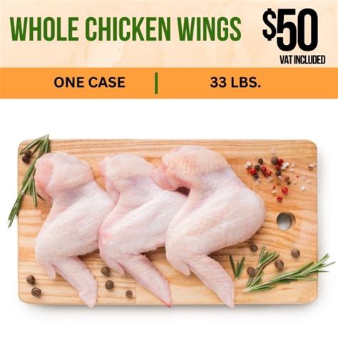 Whole Chicken Wings 33lbs – Sawyers Food Supply