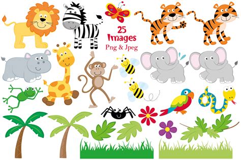 clip art jungle animals 20 free Cliparts | Download images on Clipground 2024