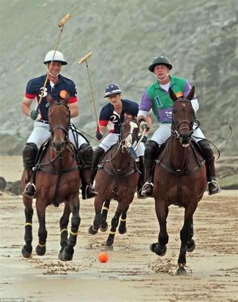 Veuve Clicquot beach polo: Rider and horse take a tumble in the surf | Daily Mail Online