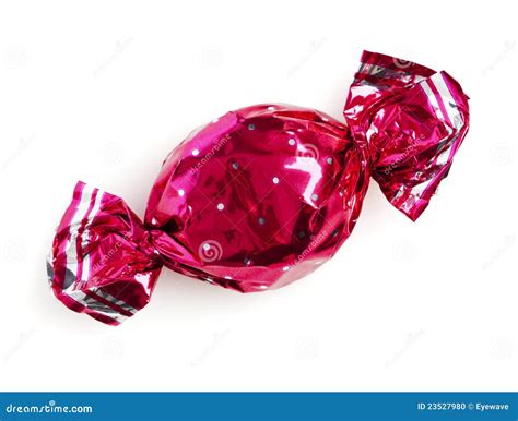 Candy Wrapped In Pink Foil Stock Photo - Image: 23527980