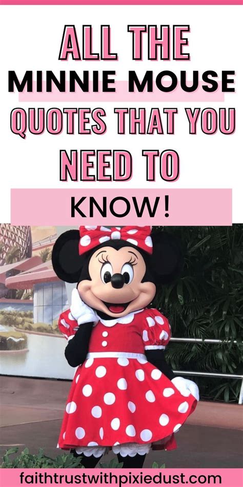 Minnie Mouse Quotes For Birthday - Kit Kirbie