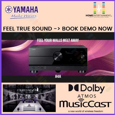 [LIMITED PROMOTION] YAMAHA RX-A4A 7.2 CHANNELS WITH SURROUND AI AV ...