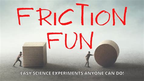 Friction Fun Friction Science Experiment - YouTube