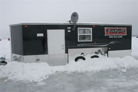 Minnesota Ice Fishing House License - Unique Fish Photo