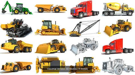 Industrial Vehicles 3D Models 3D Model Collection | CGTrader