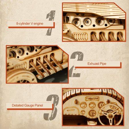 3D Wooden Puzzles for Adults Mechanical Models Kits to Build (Grand Prix Car) | Walmart Canada