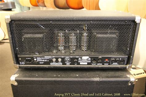 Ampeg SVT Classic Head and 1x15 Cabinet, 2008 | www.12fret.com