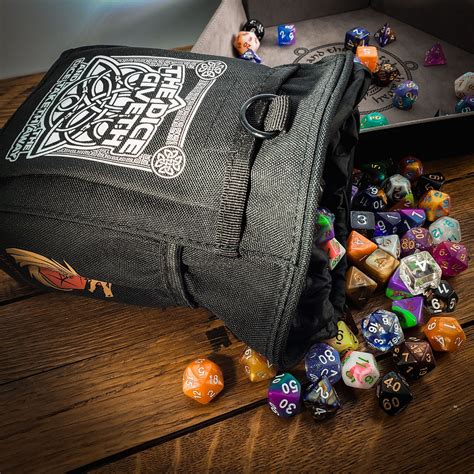 Dice Giveth and Taketh Deluxe DnD Dice Bag