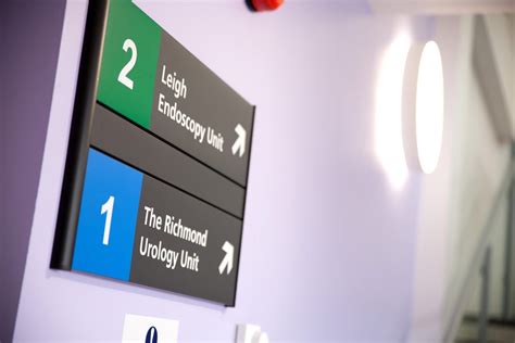 Hospital wayfinding floor signage | Sign Makers Manchester | Signage ...