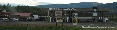 Border City Alaska: Alaska Highway Campgrounds