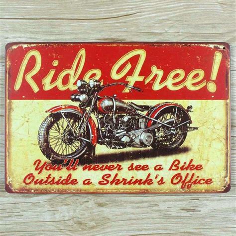 SP JL 137 NEW vintage metal tin signs " Motorcycle " retro painting home decor plate wall art ...