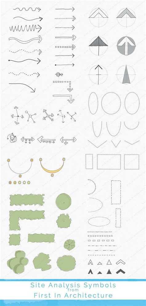 Site Analysis Symbols Download - First In Architecture # ...