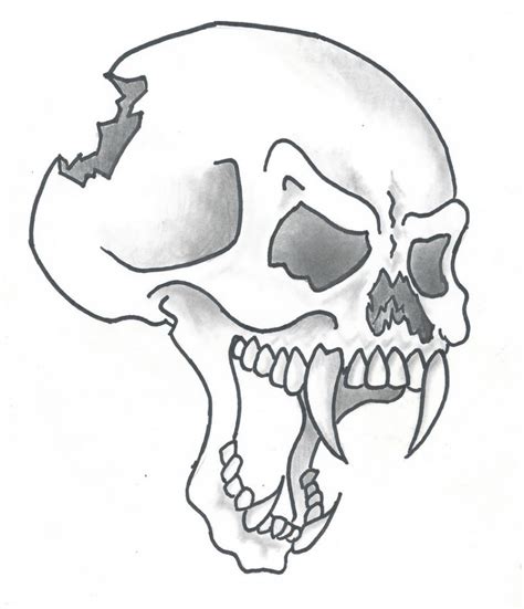 Skulls Easy Drawing at GetDrawings | Free download