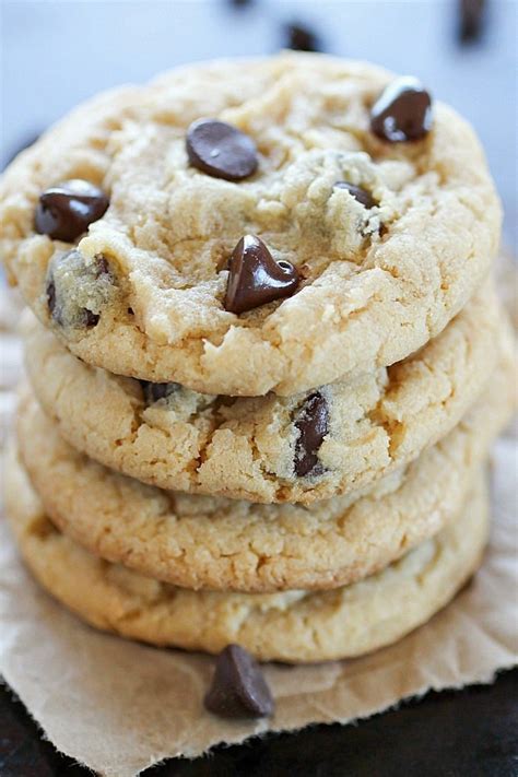 Vanilla Pudding Chocolate Chip Cookies - Yummy Healthy Easy