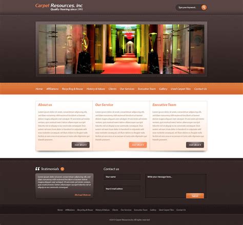 Clean Website Design by ComyDesigns on DeviantArt