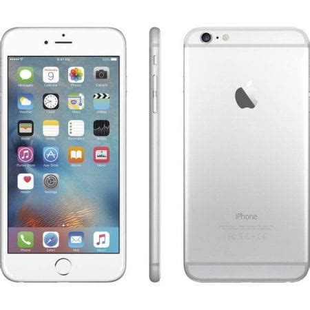 Refurbished Apple iPhone 6 Plus 16GB, Silver - Walmart.com