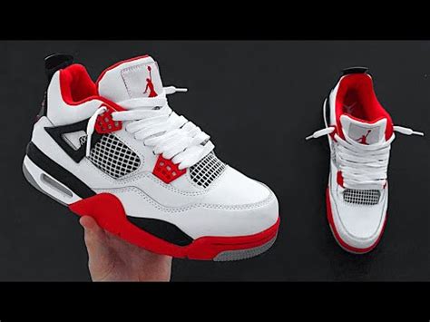 HOW TO LOOSELY LACE JORDAN 4's | AIR JORDAN 4 LACE STYLE - YouTube